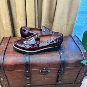 Franco Sarto Patent Leather Loafers
